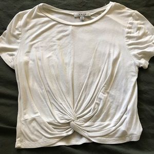 White crop top
